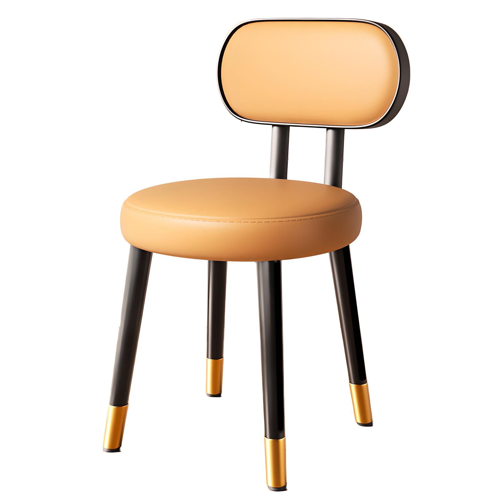 Black frame - pure orange - black gold legs