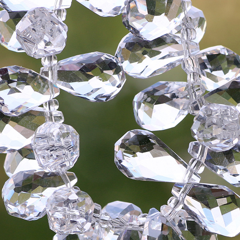 Twisted water drop 10x 18mm White