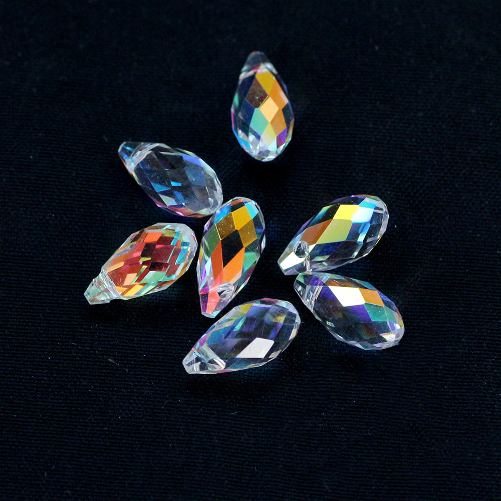 3:5.5x11mm round bottom water drop rainbow ab