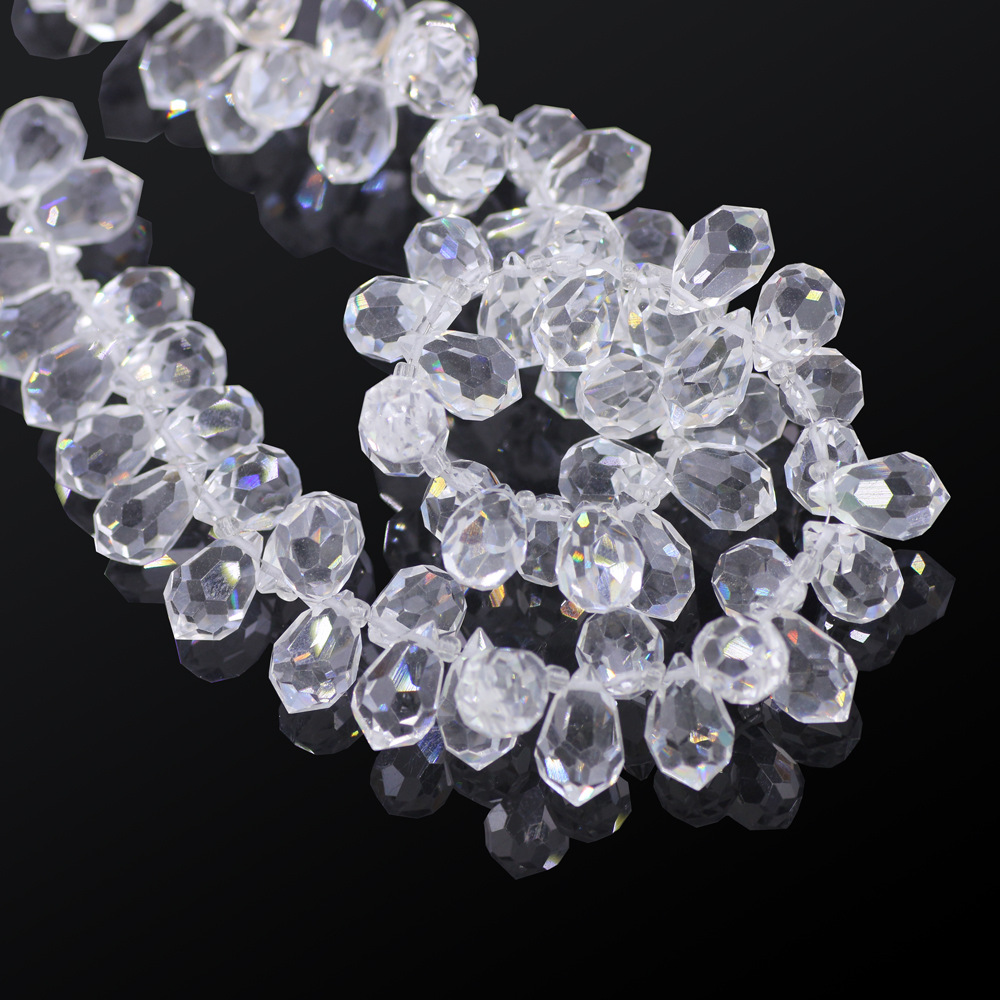 9:5.5x11mm pointed bottom water drop white