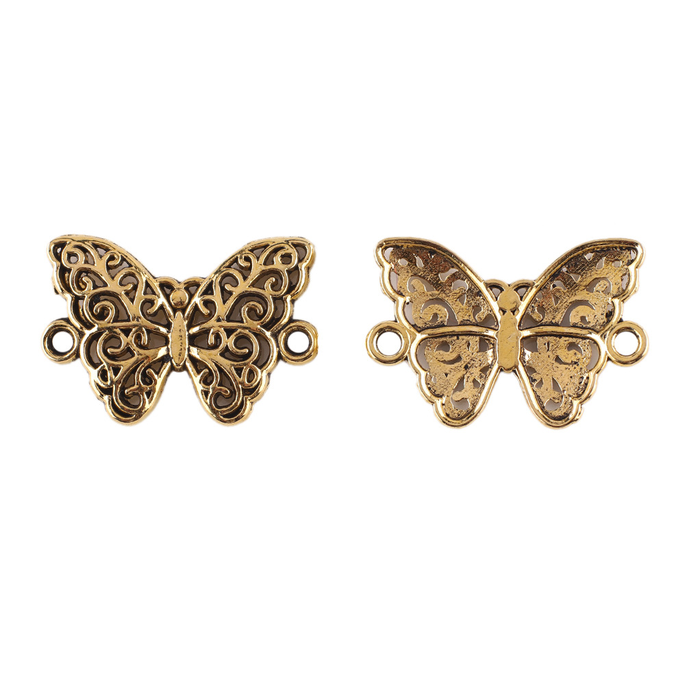 9:14x 20mm/ butterfly ancient gold