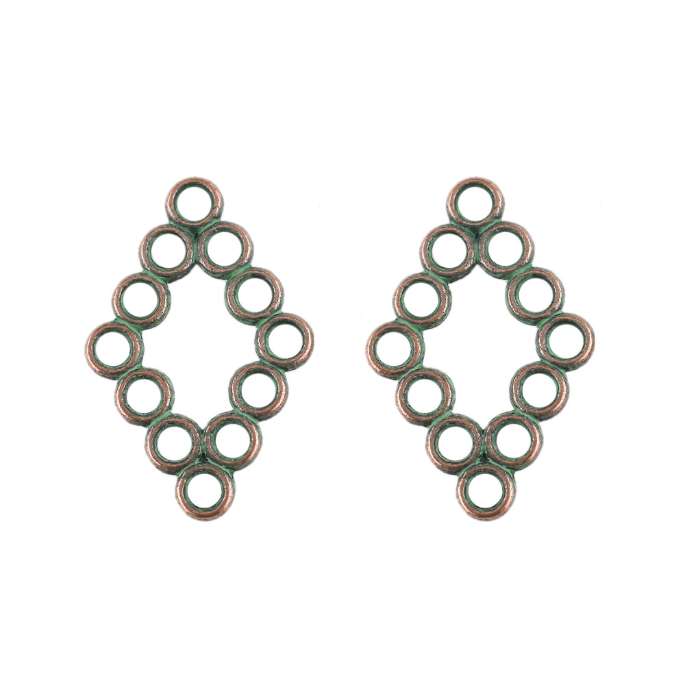 20:19x 30 mm/Diamond hollow ancient Red Green