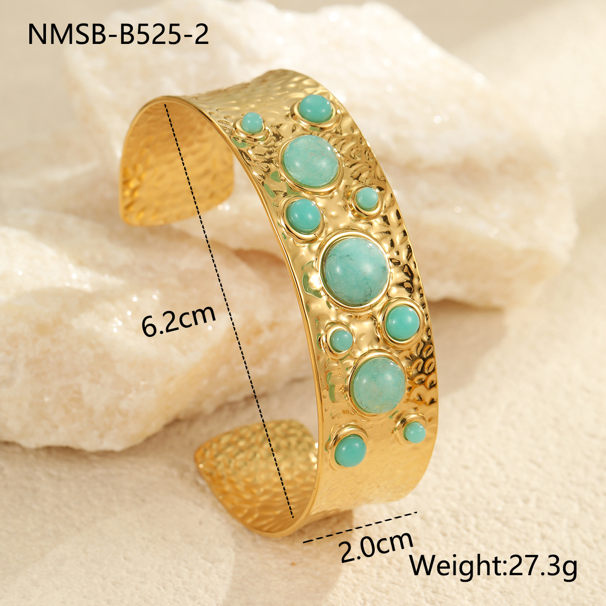 4:Nmsb-b525-2 blue tianhe stone bracelet