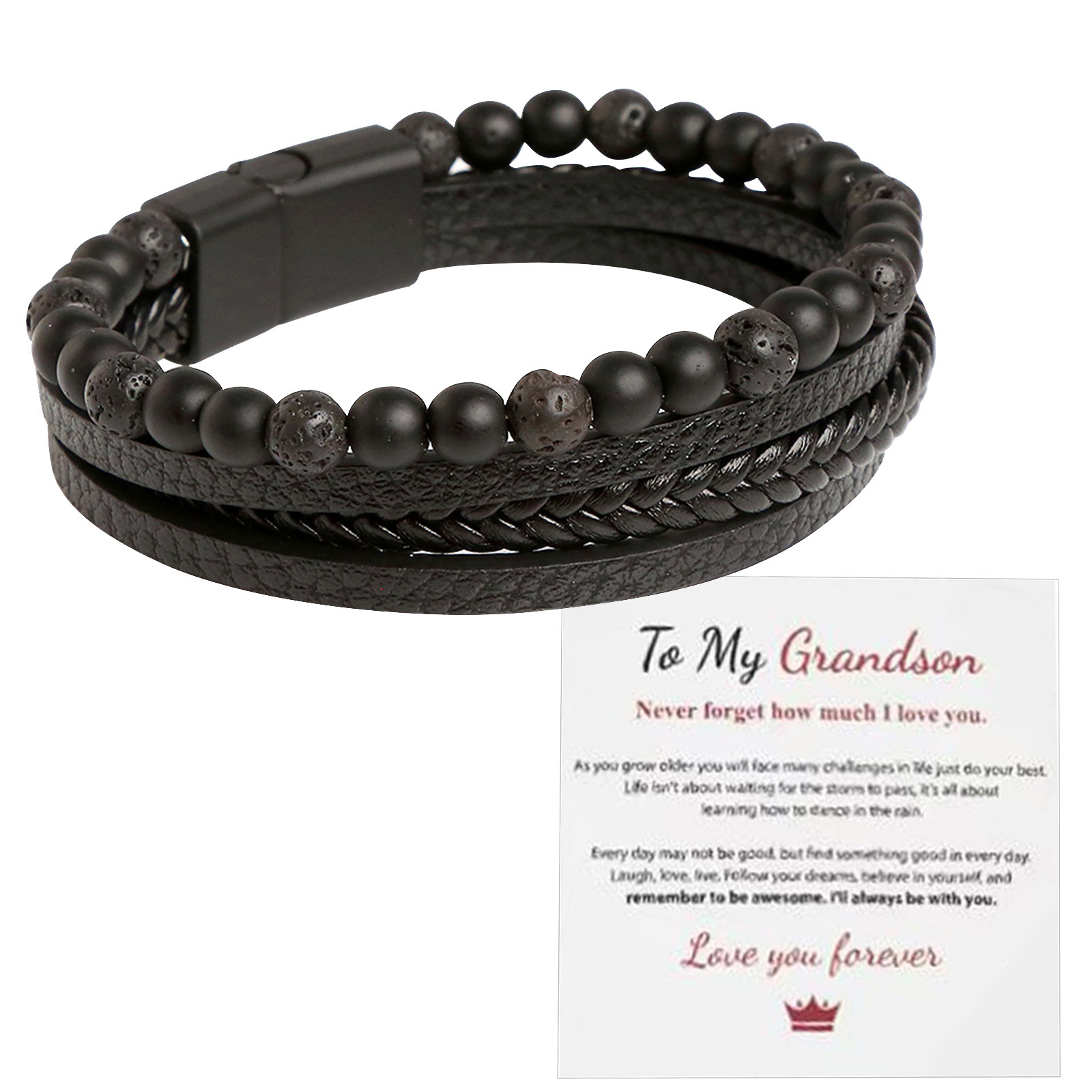 3:Black volcanic stone (23cm)