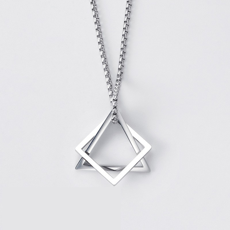 Silver Square Bead Chain