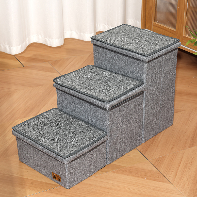 Gray three steps 75*33*43cm