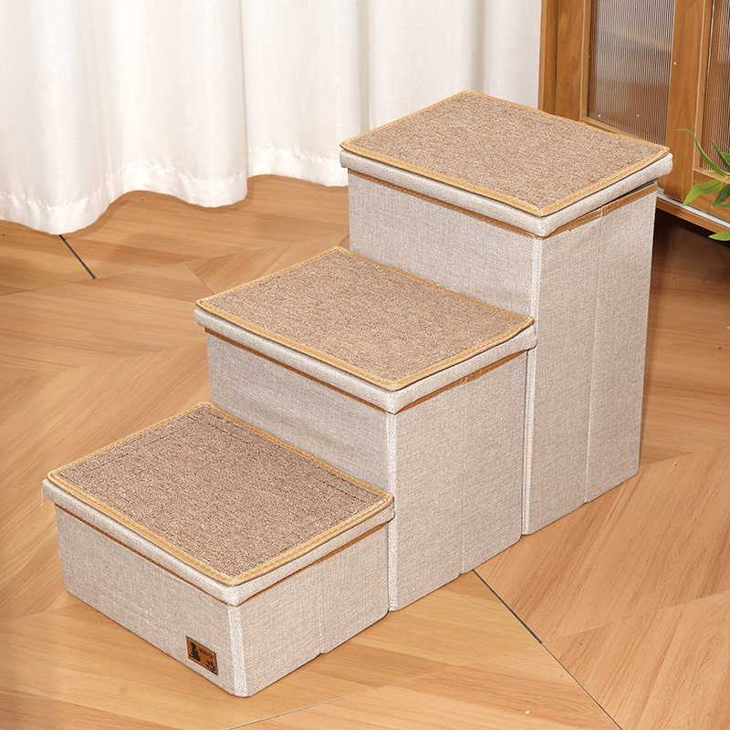 Beige three steps 75*33*43cm