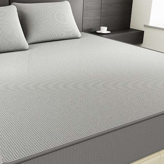 Bed cover style gray