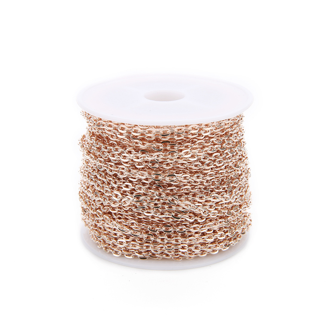 rose gold color  3*4mm gold wire diameter 0.8