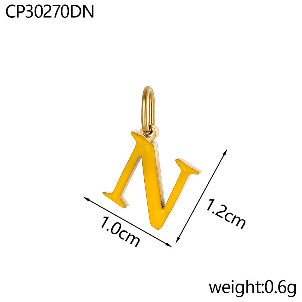 17:Oil drop letter-n