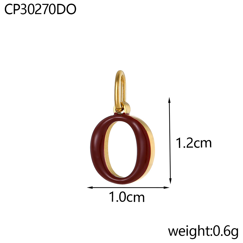 18:Oil drop letter-o