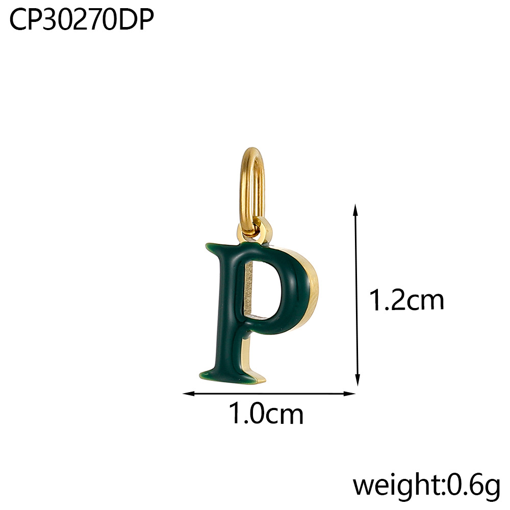 19:Oil drop letter-p