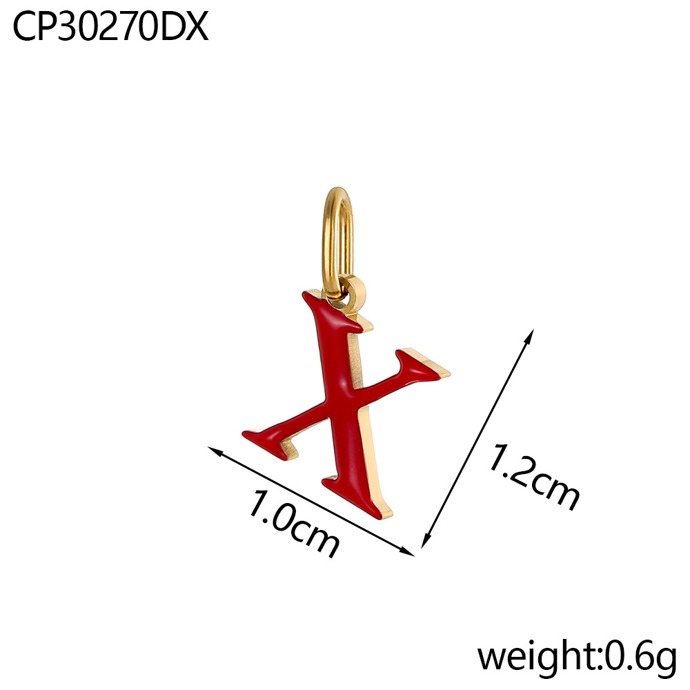 27:Oil drop letter-x