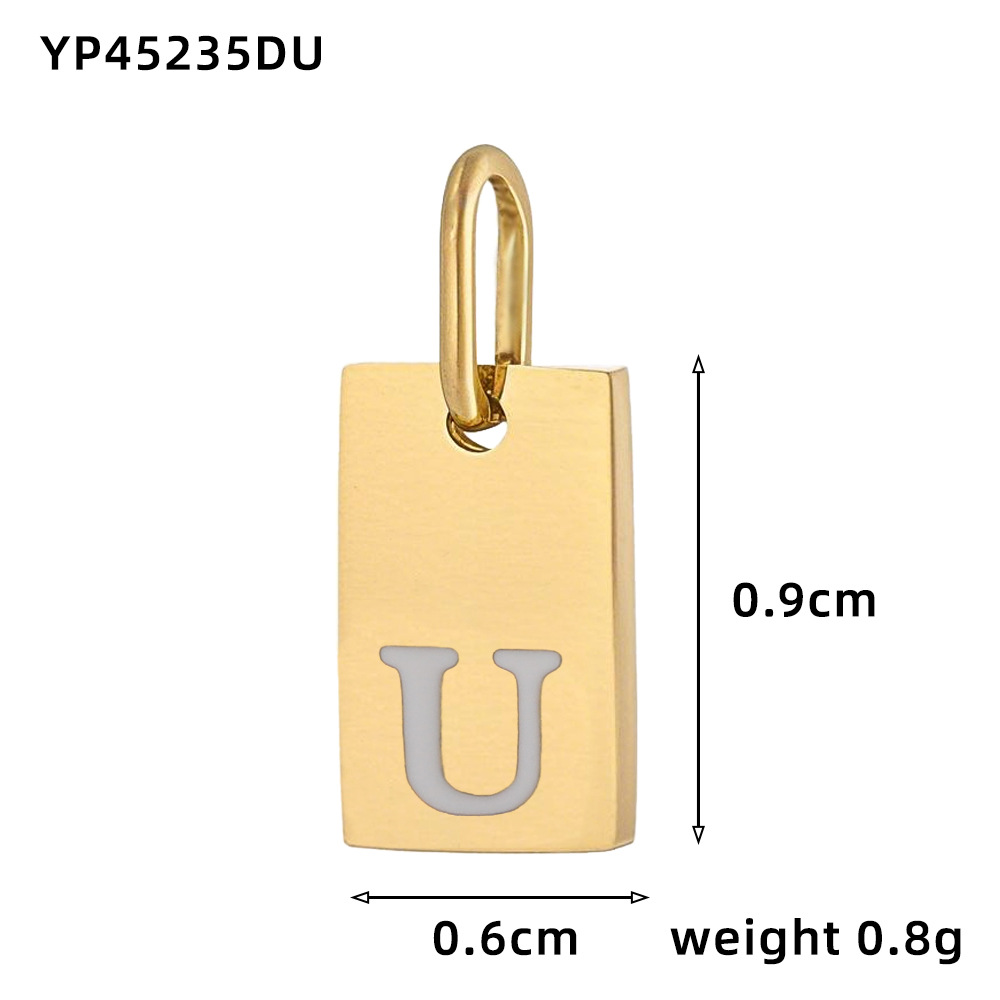 24:Oil drop letter-u