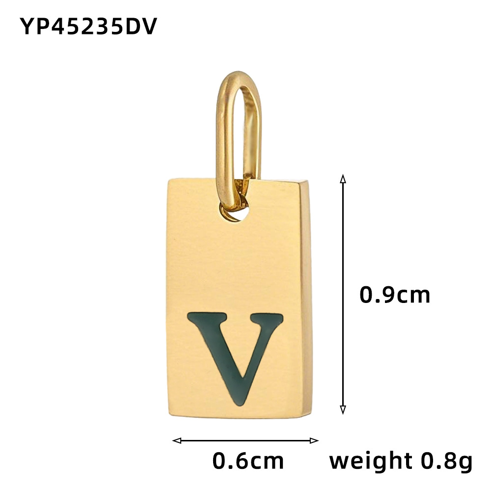 25:Oil drop letter-v