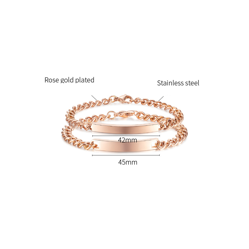 2:Rose Gold Plated Men's/230mm