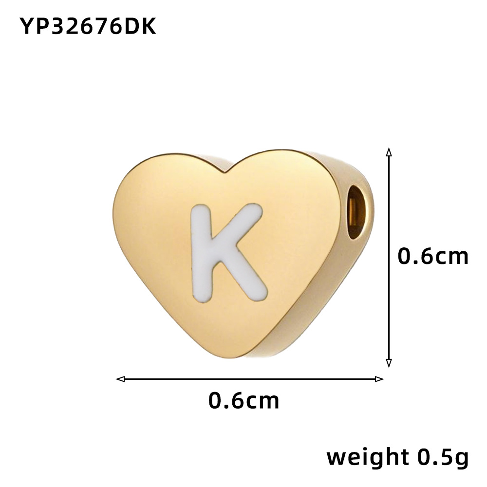 14:Love oil drop letter-k