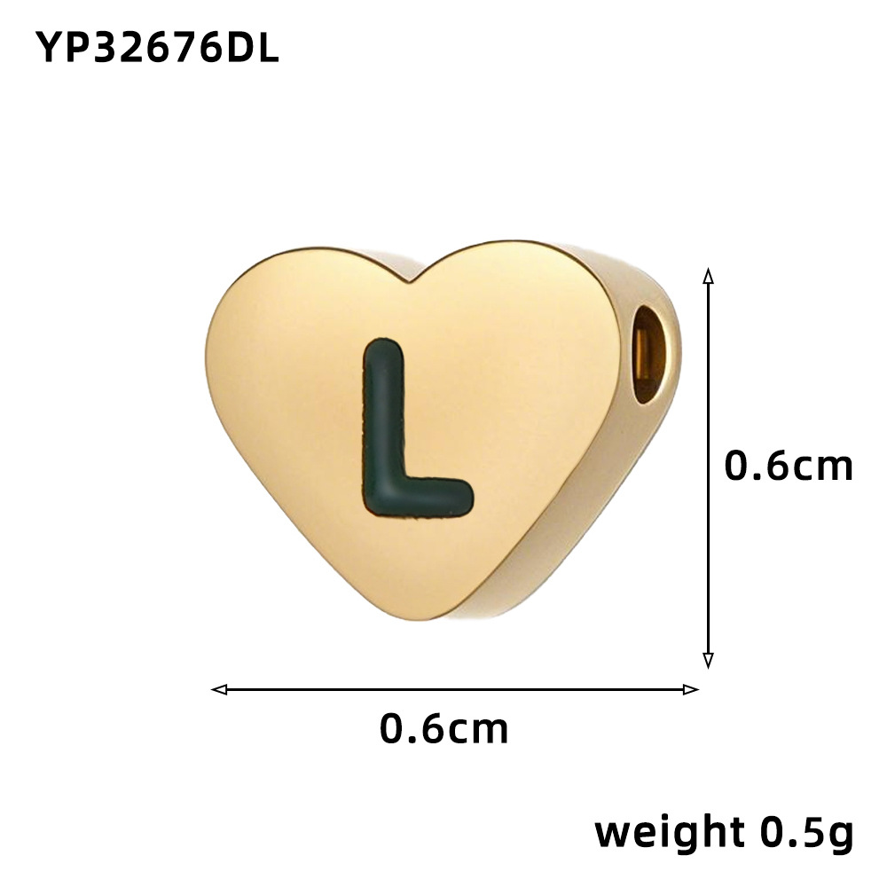 15:Love oil drop letter-l