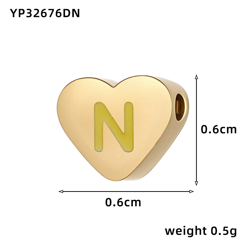 17:Love oil drop letter-n