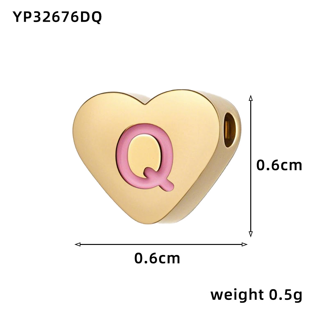 20:Love oil drop letter-q