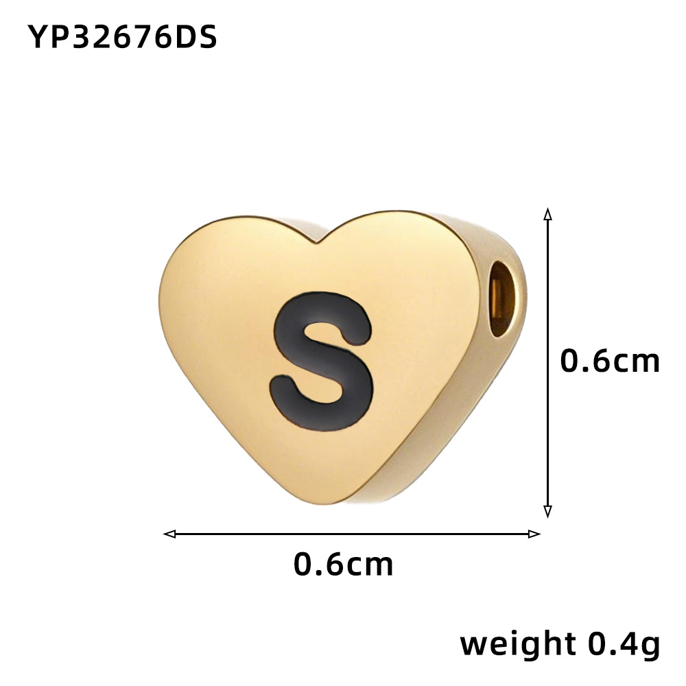 22:Love oil drop letter-s