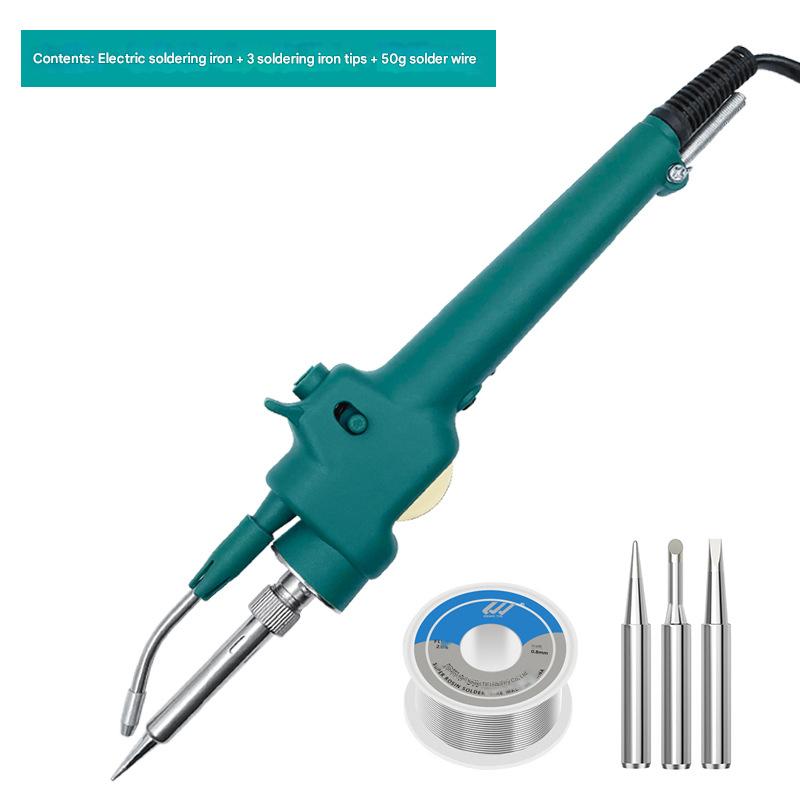 60W straight handle solder gun 50g tin 3 heads