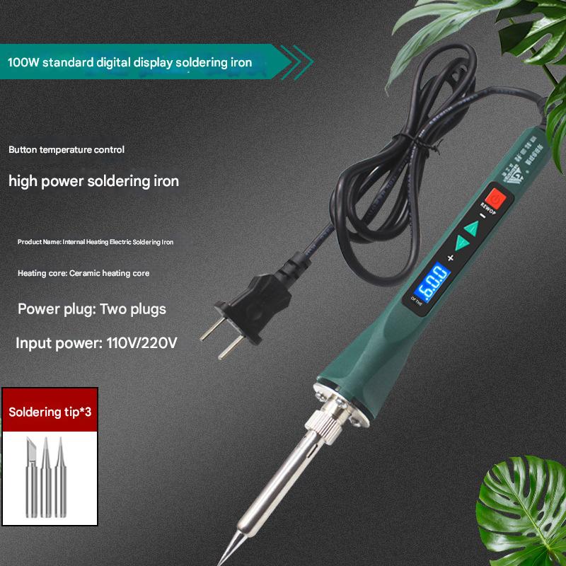 100W digital display thermostat soldering iron  3 heads