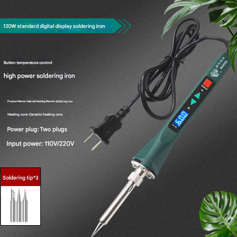 120W digital display temperature control soldering iron  3 heads