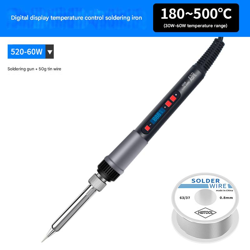 520 digital display soldering iron   50g tin wire