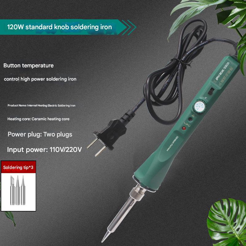 120W thermostat soldering iron  3 heads