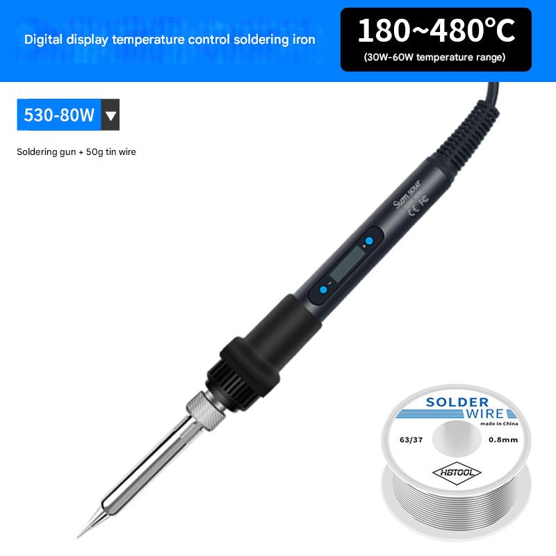 530 digital display soldering iron   50g tin wire
