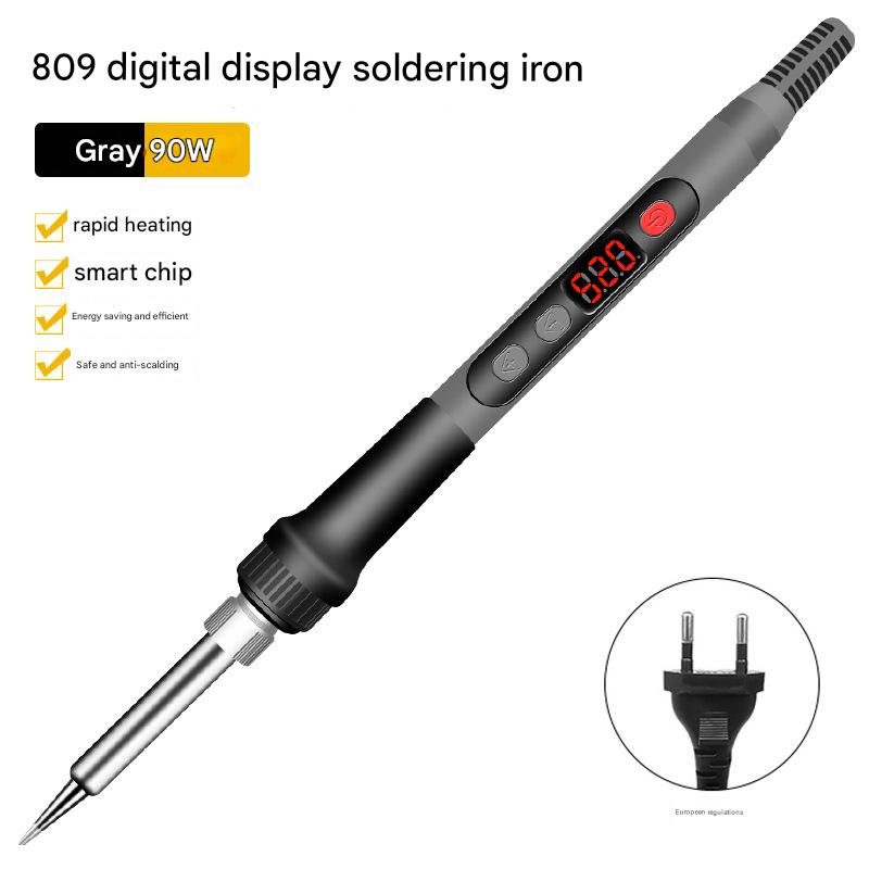 90W/809 digital display electric soldering iron European standard