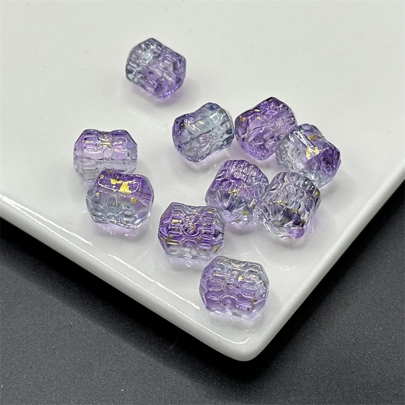 12:Purple Green Gold sprinkling