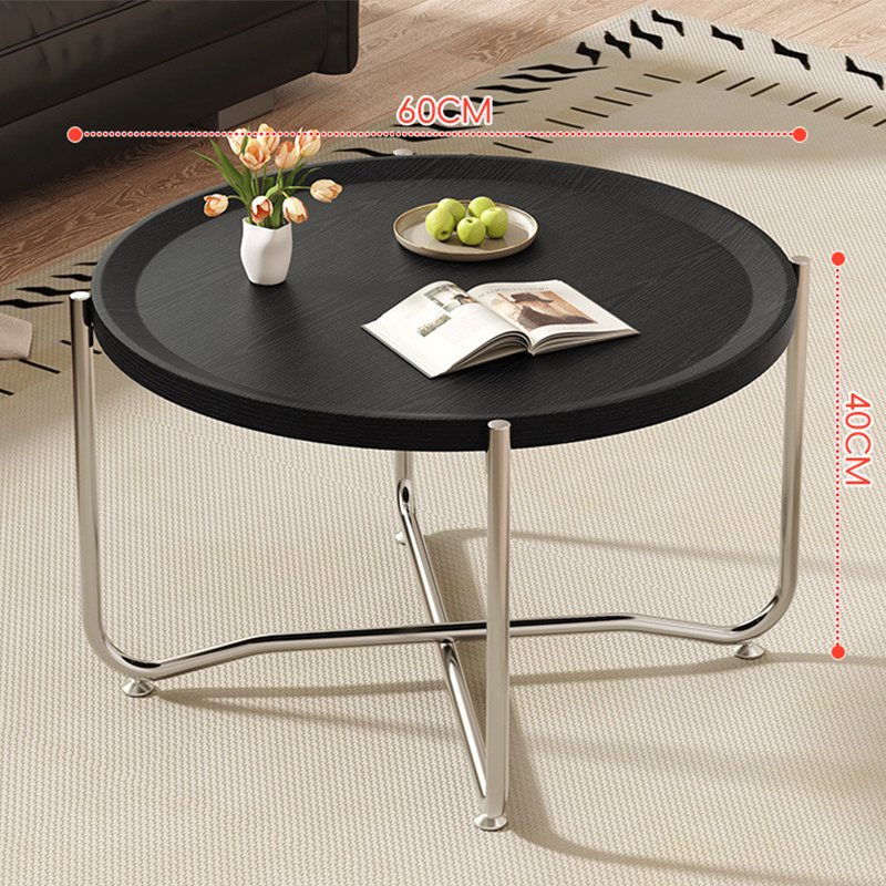 Silver shelf   black desktop