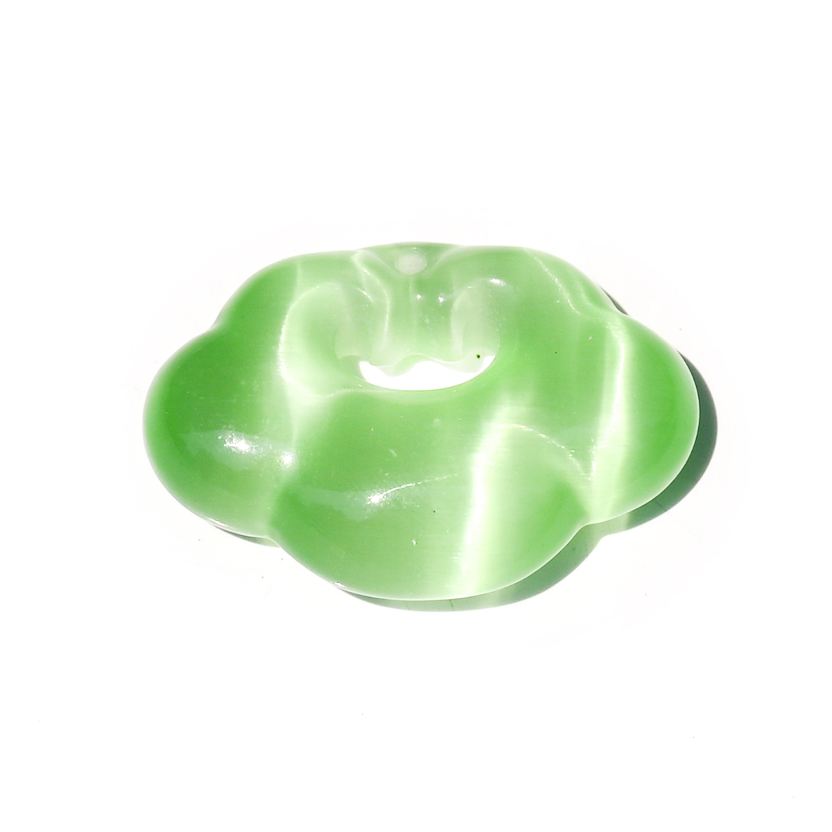 Cyan cat s eye stone