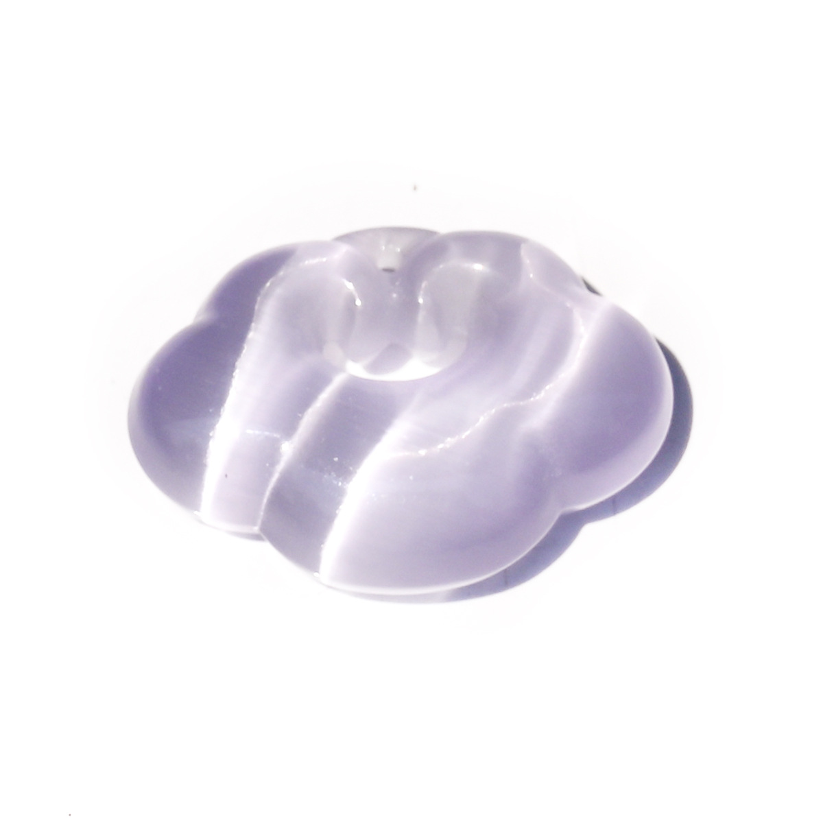 Light purple cat s eye stone