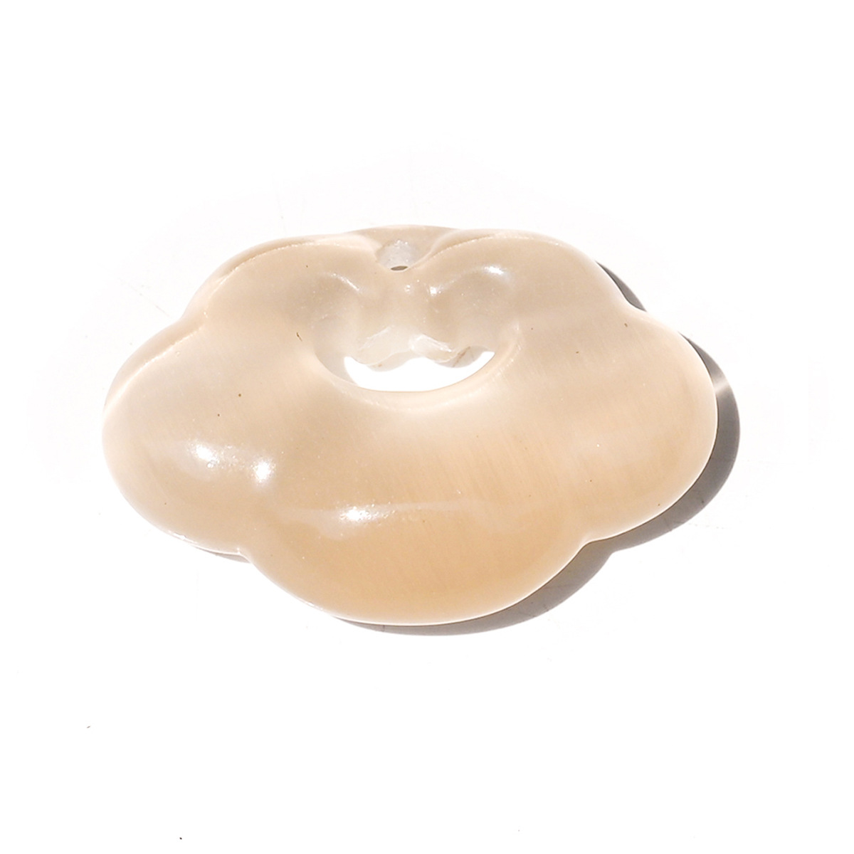Beige cat s eye stone