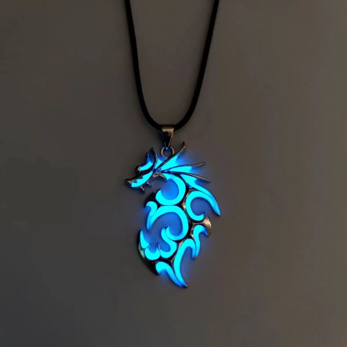 4:Blue Dragon with leather rope