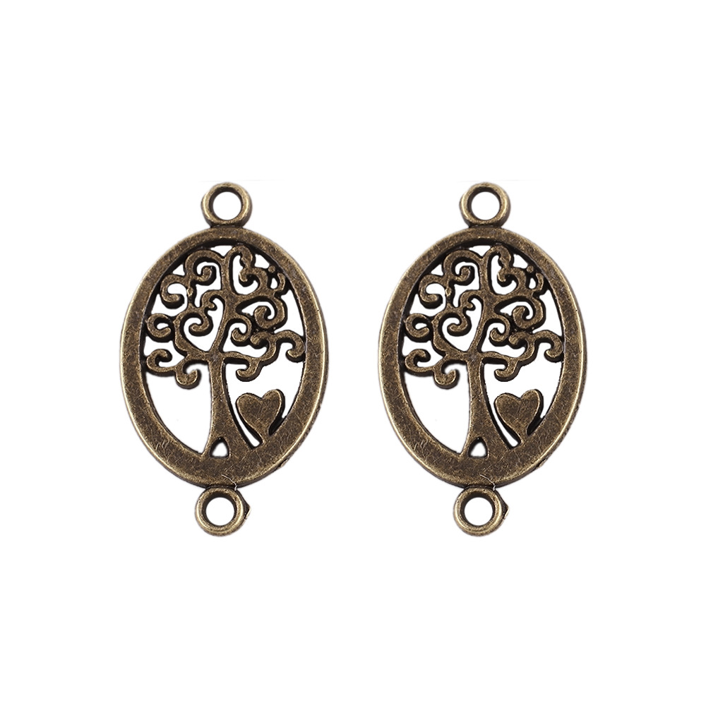 13x17mm/ Life Tree Ancient Bronze