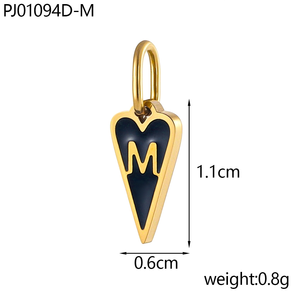 16:Oil drop letter-m