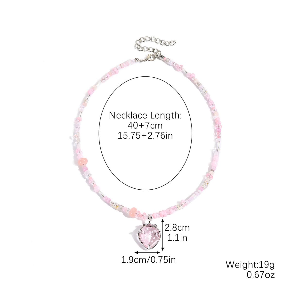 7:N2503-15 pink crystal + love strawberry