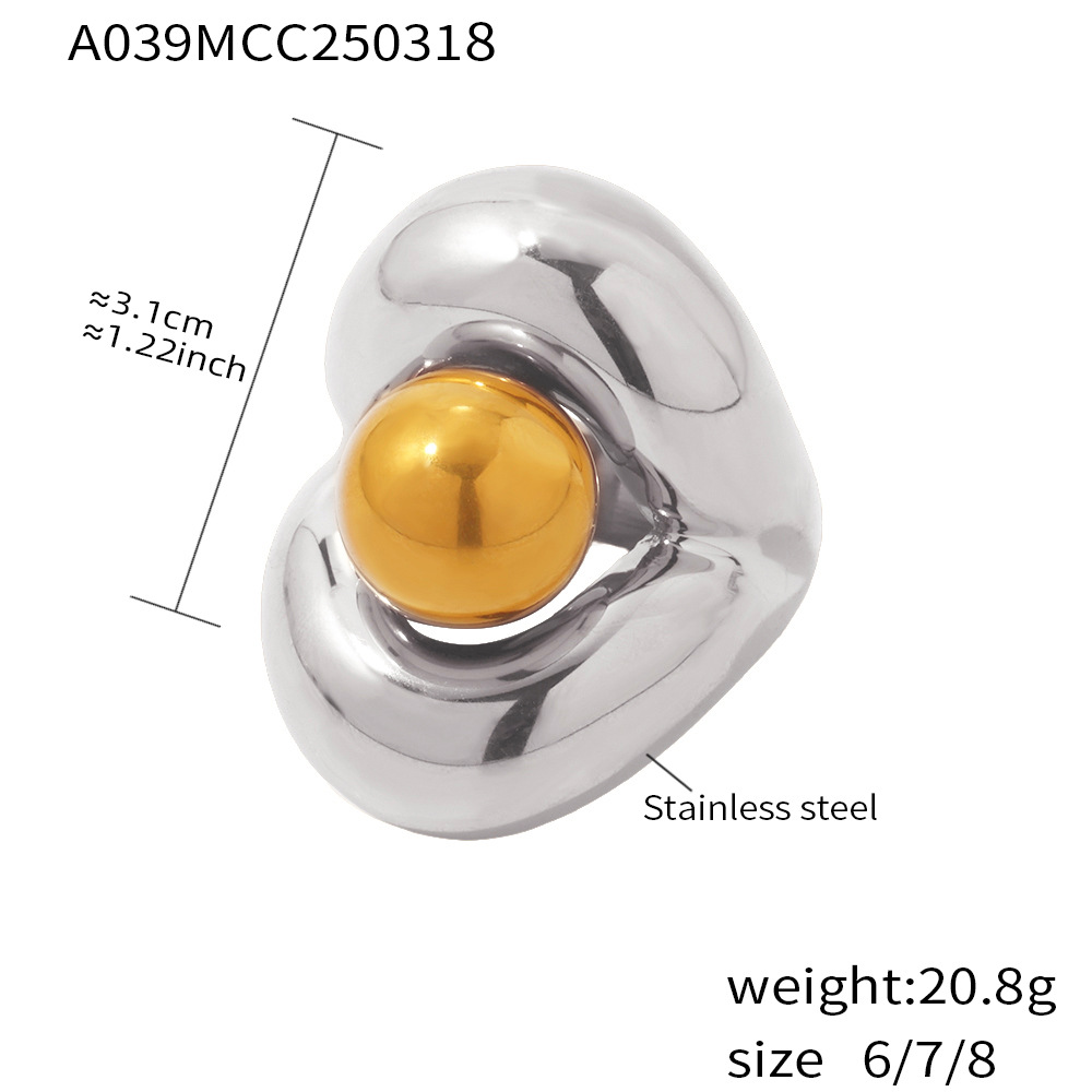 sliver and gold US Size #7