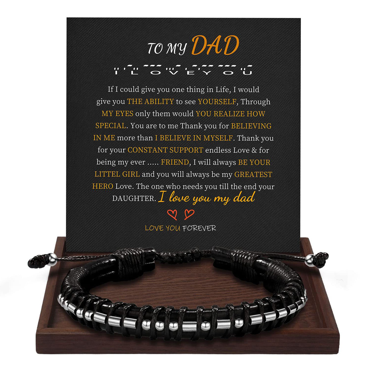 6:Bracelet   TO MY DAD card