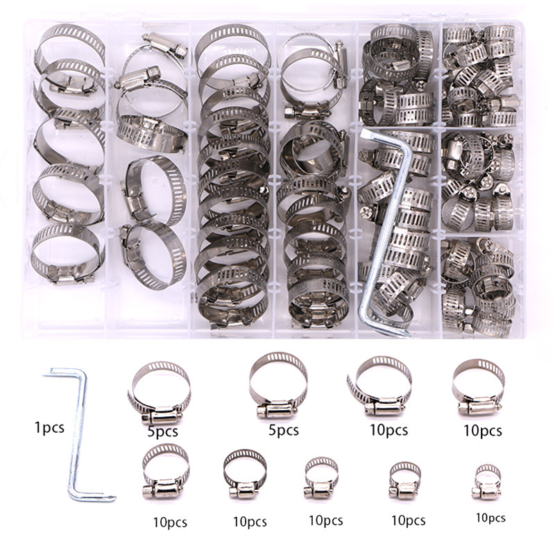 81PCs stainless steel clamp