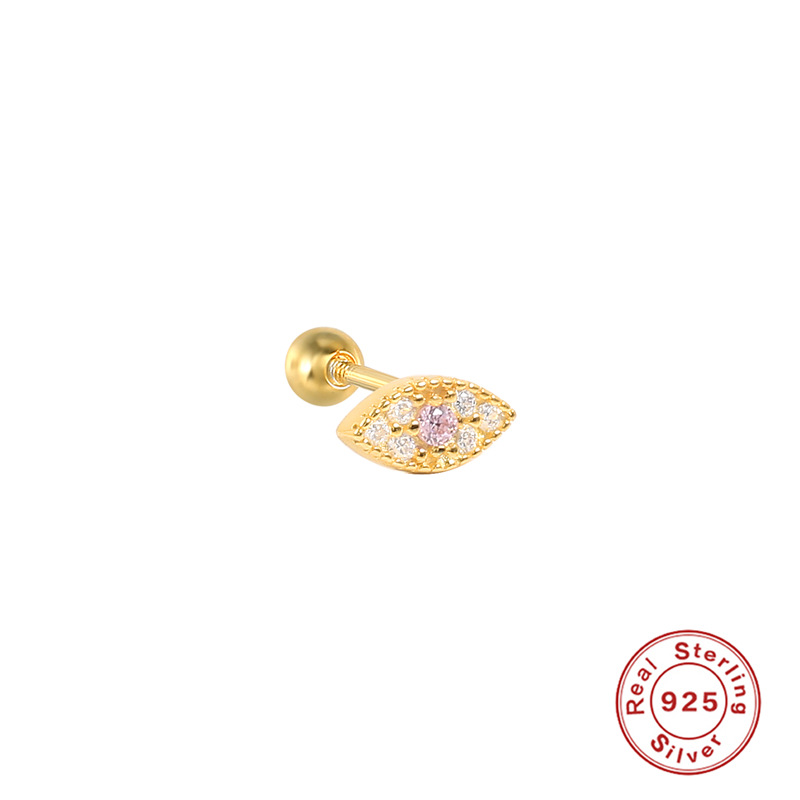 8:Gold single-pink diamond