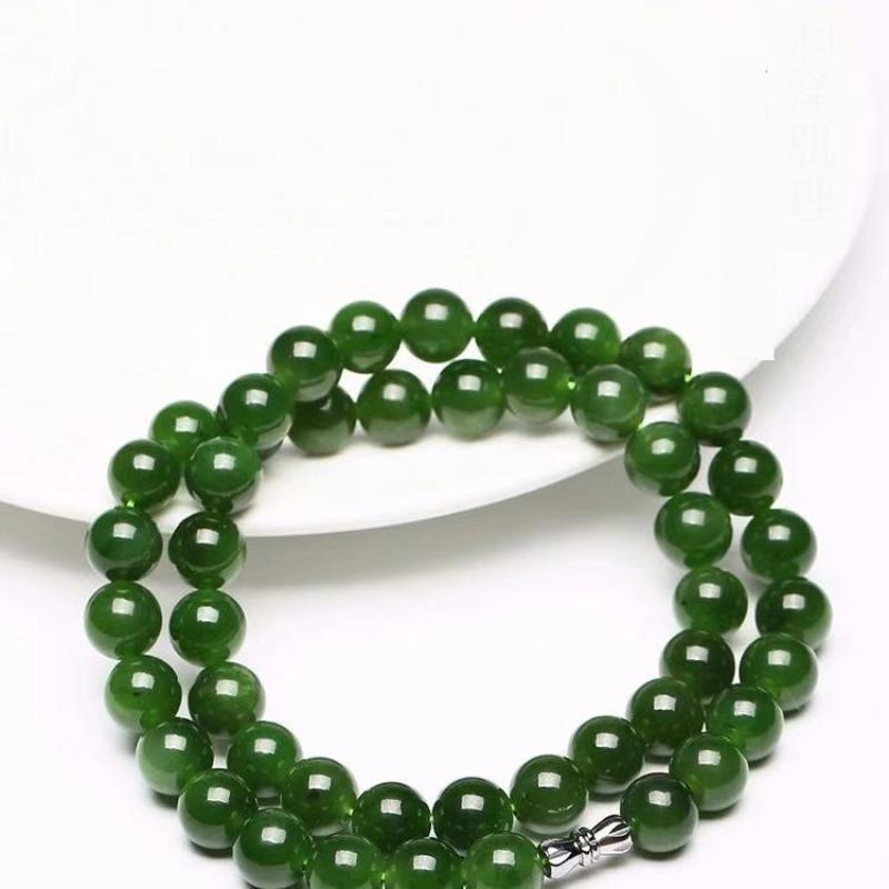 Jadeite bracelet + jadeite necklace