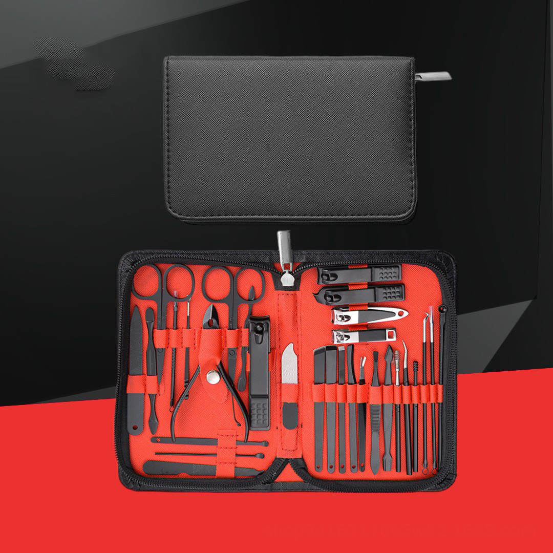 Black and red-30 piece set