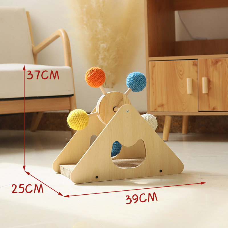 Ferris wheel cat scratching post small size