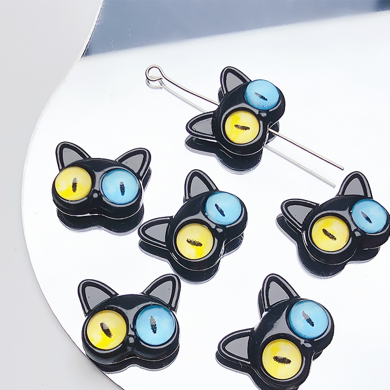 3:03 /14x15mm/black blue and yellow eyes (1)