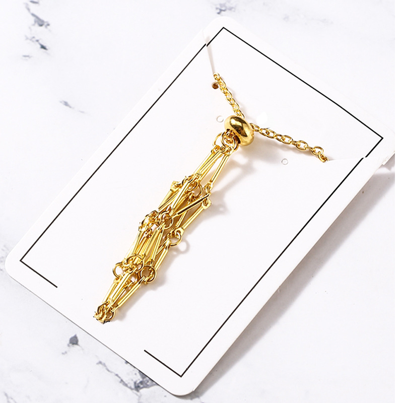 5:5cm/Golden medium mesh bag